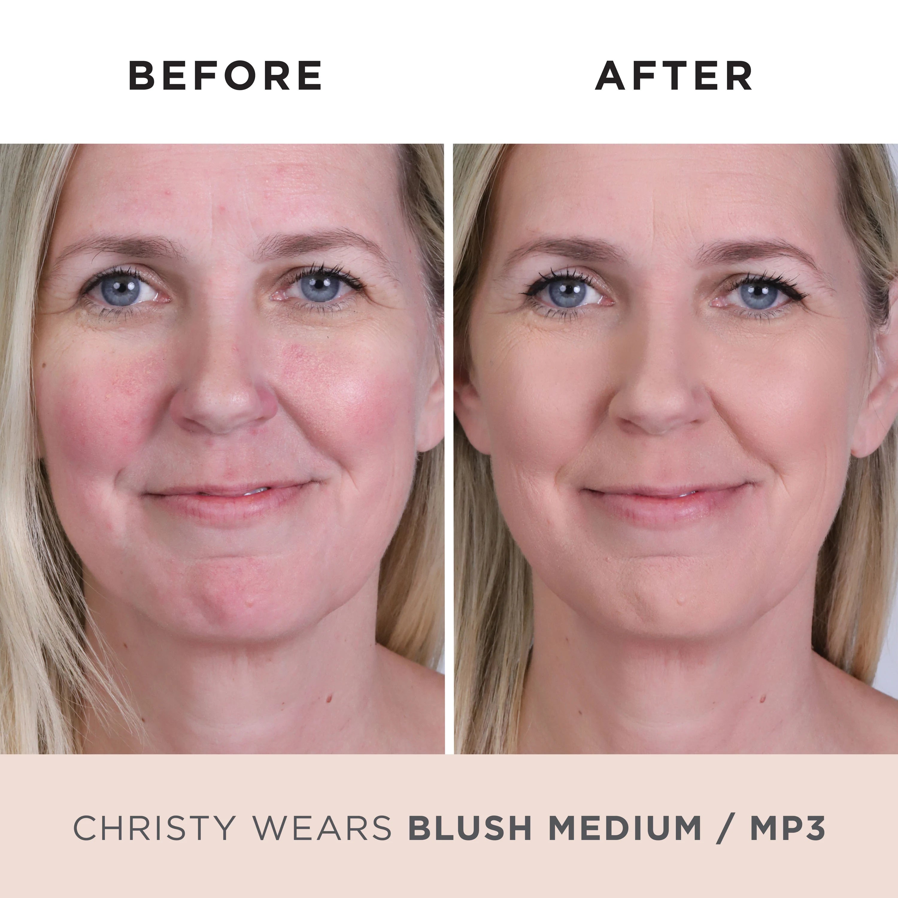Model Before and After MP3 #blush-medium-mp3-light-medium-w/-pink-undertones