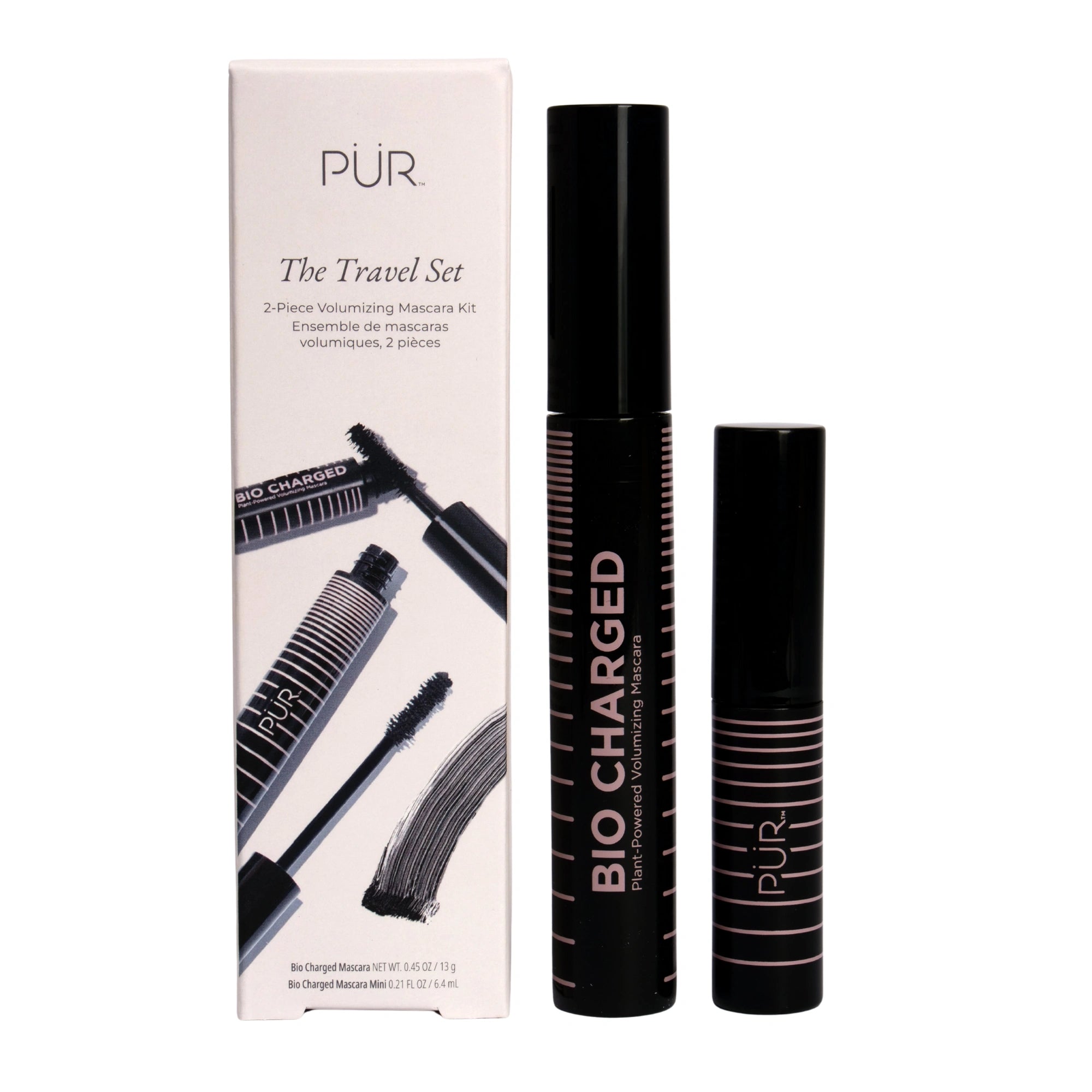 The Travel Set 2-Piece Volumizing Mascara Kit – PÜR Beauty