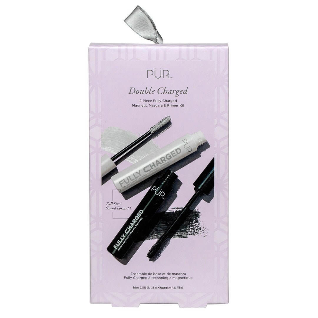 Double Charged 2-Piece Fully Charged Magnetic Mascara & Primer Kit - PÜR