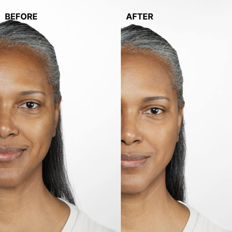 4-in-1 Sculpting Concealer Before and After - Dark Shade