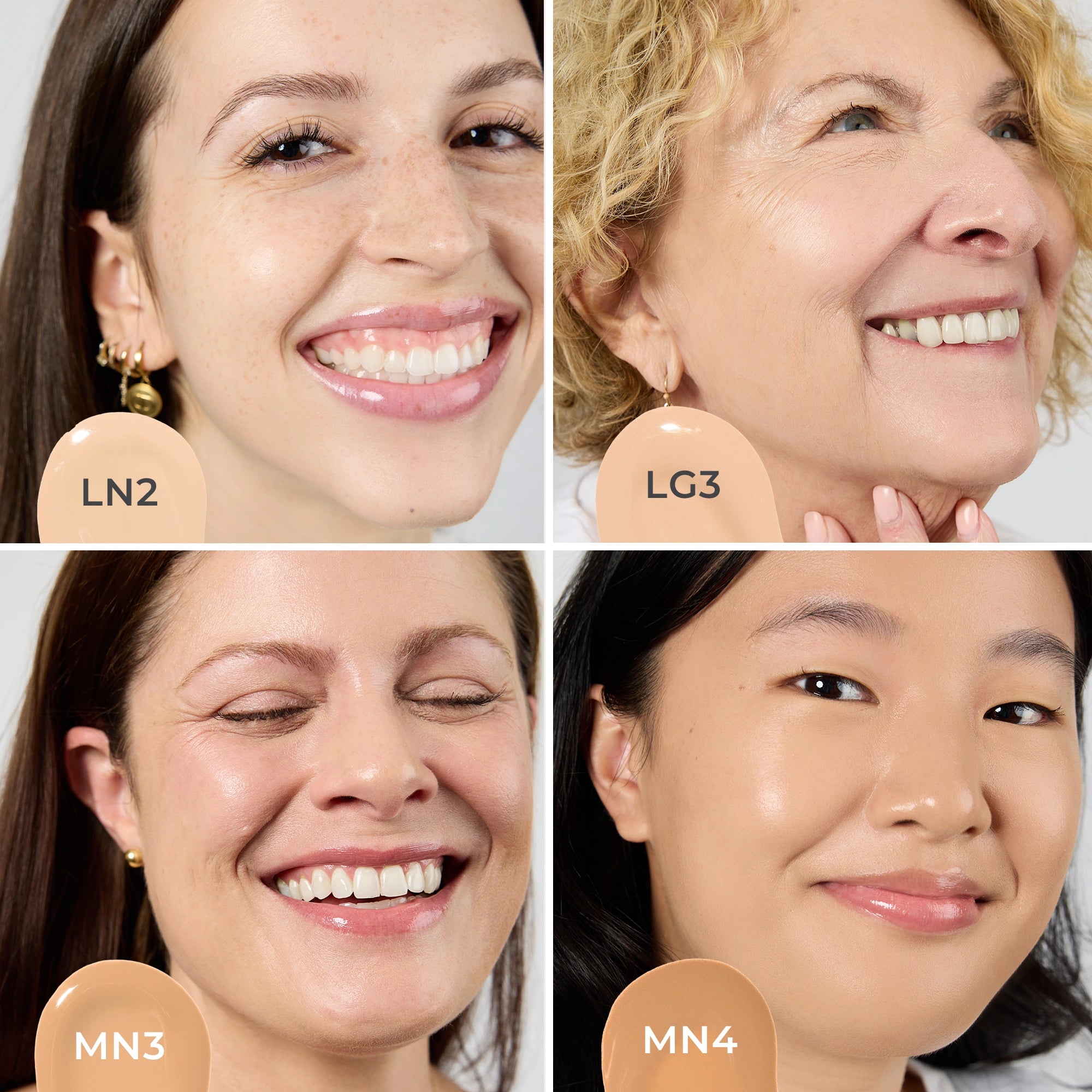 PÜR 4-in-1 Skin Tint shade range