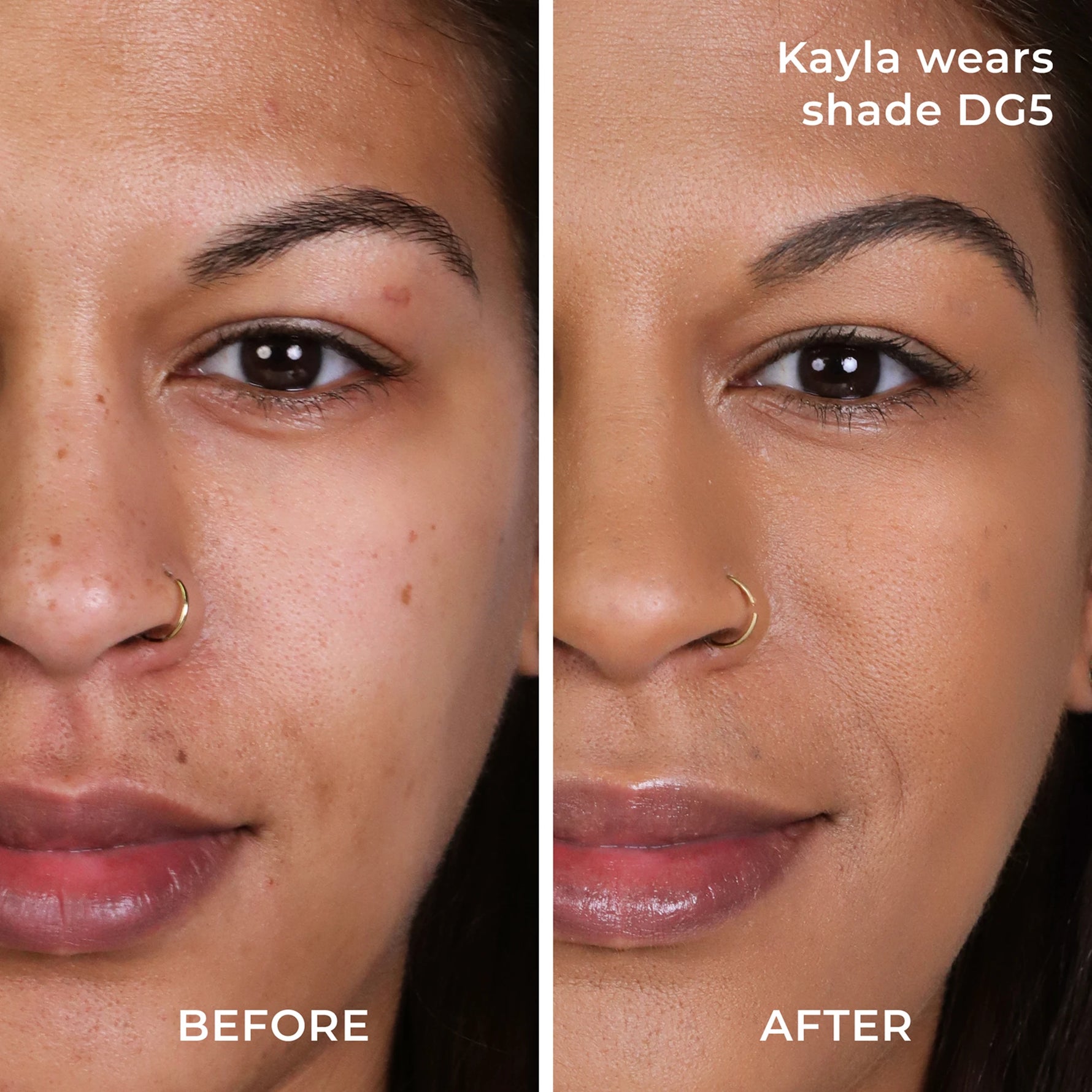 Before and after results DG5 