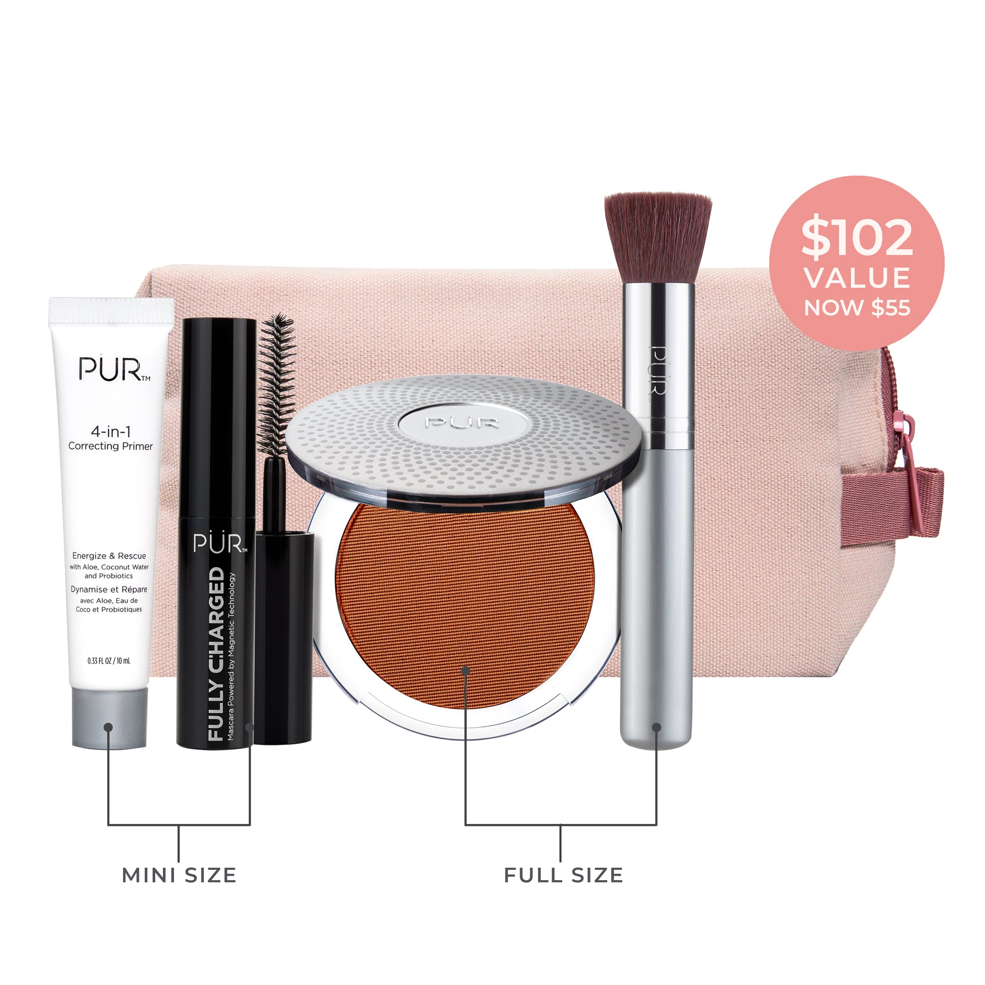 5-Piece Start Now Set – PÜR Minerals