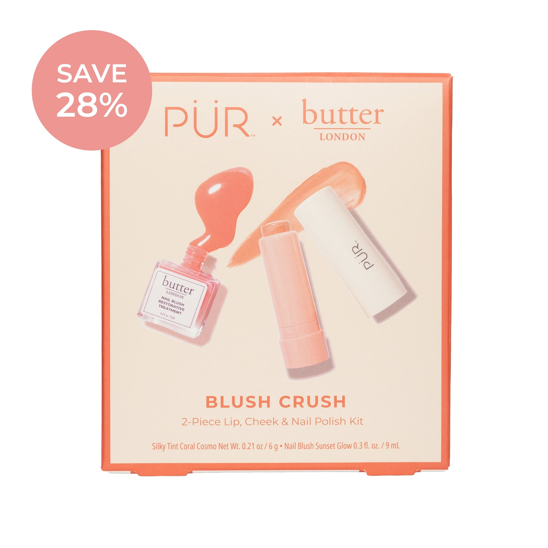 Blush Crush box - PÜR x butter LONDON 