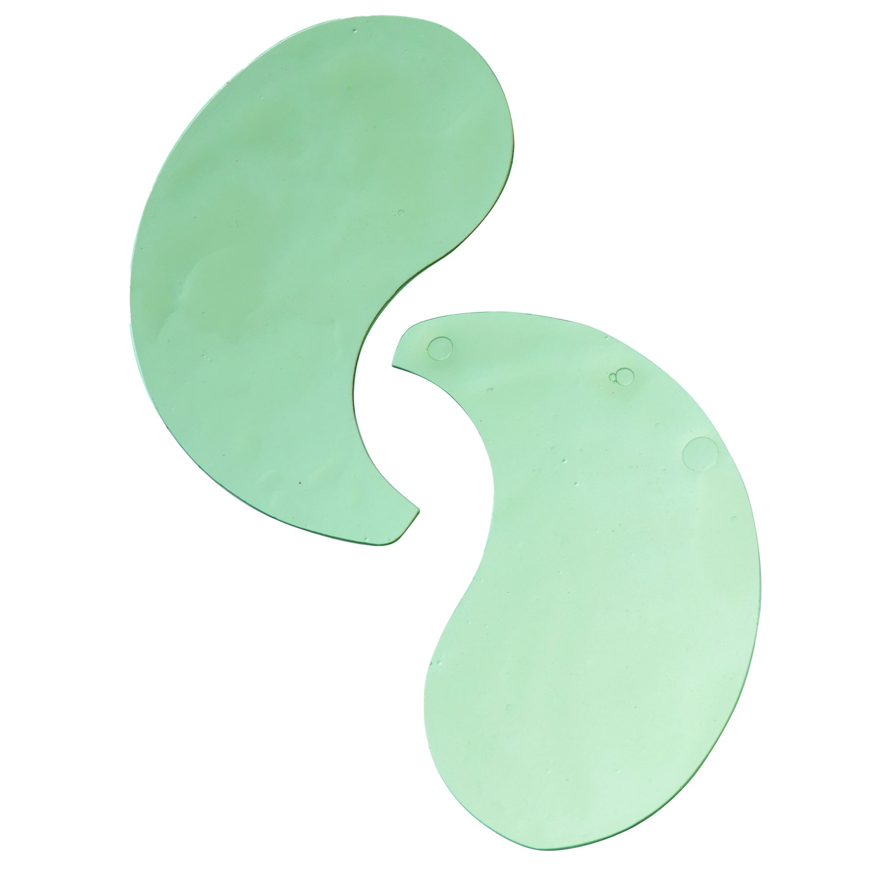 Mellow Eyes in Hemp - Set of two green eye patches 