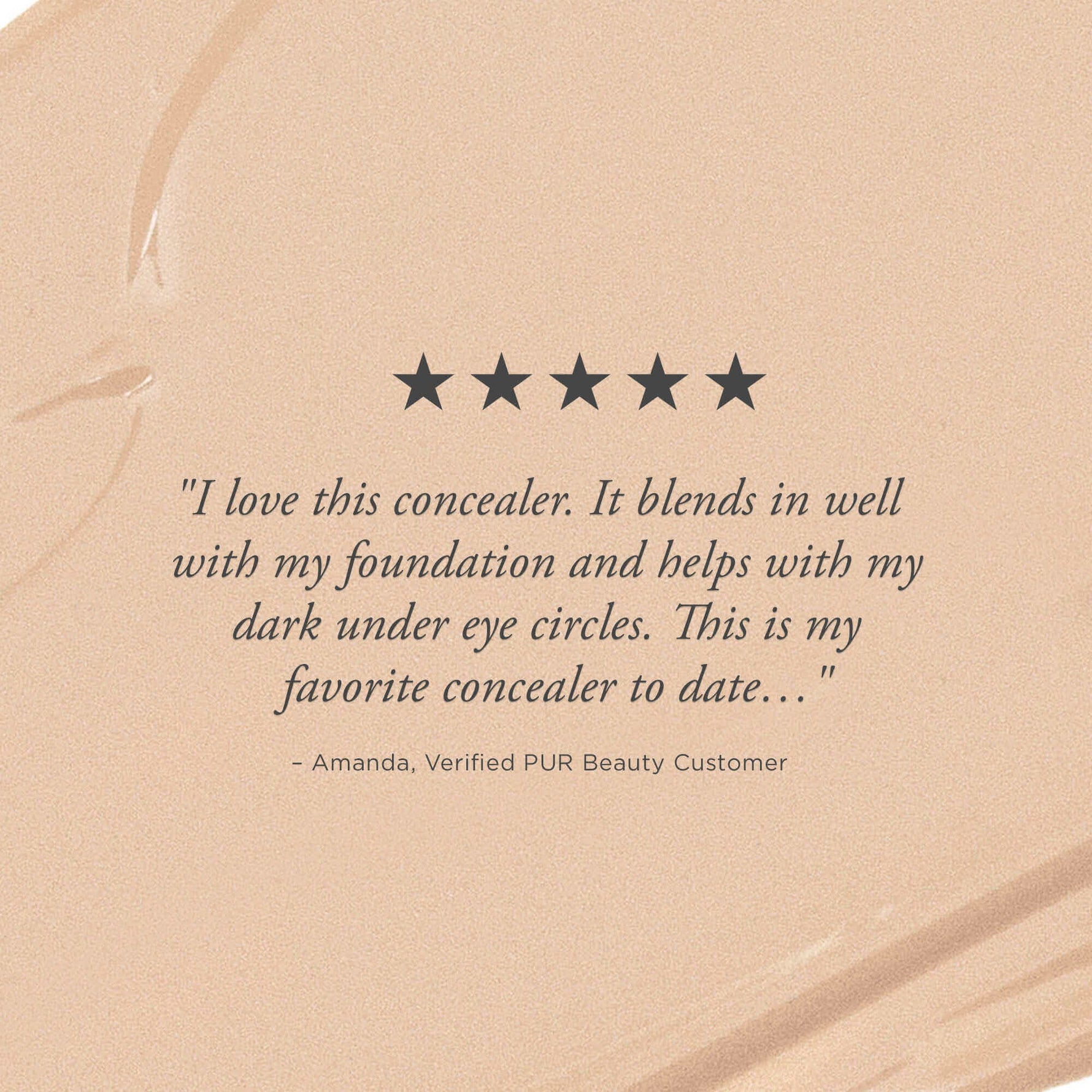 4-in-1 Sculpting Concealer - PÜR Beauty - Five Star Customer Review