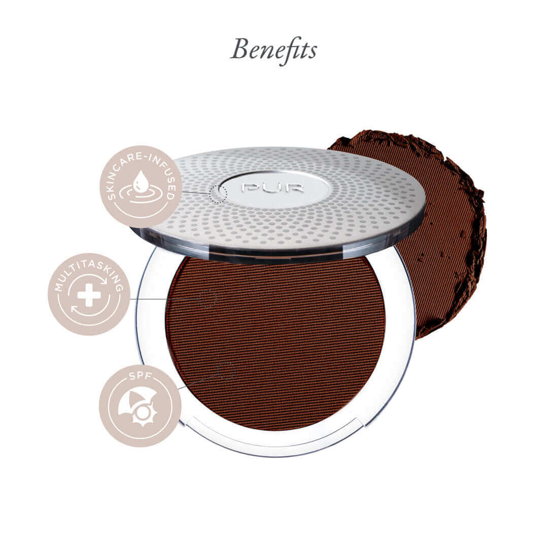 4-in-1 Pressed Mineral Makeup Broad Spectrum SPF 15 - PÜR Beauty - Benefits 