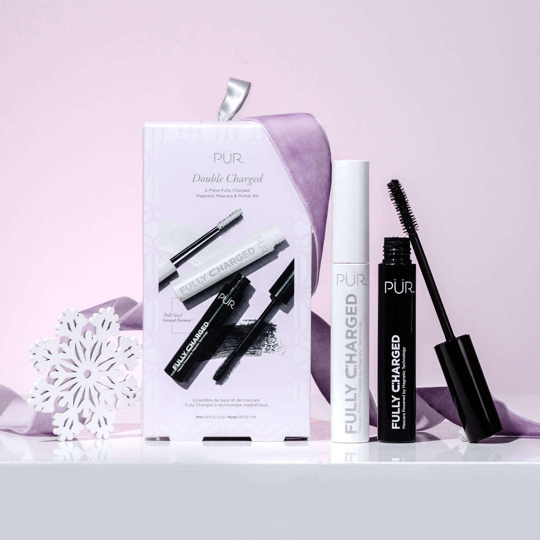 Double Charged 2-Piece Fully Charged Magnetic Mascara & Primer Kit - PÜR