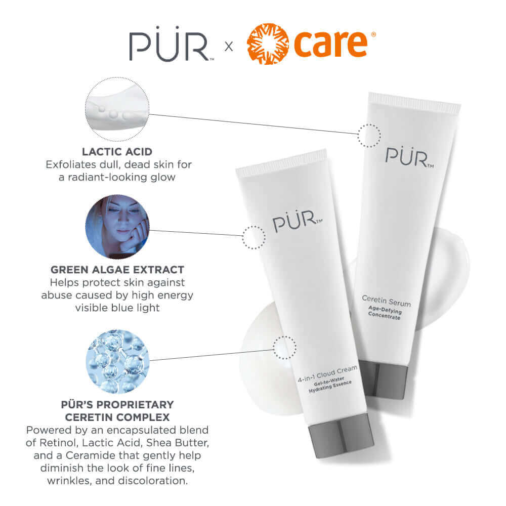 PÜR x CARE 2-Piece Skincare Kit - PÜR