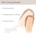 4-in-1 Pressed Mineral Makeup Broad Spectrum SPF 15 - PÜR Beauty - Skin Loving Benefits