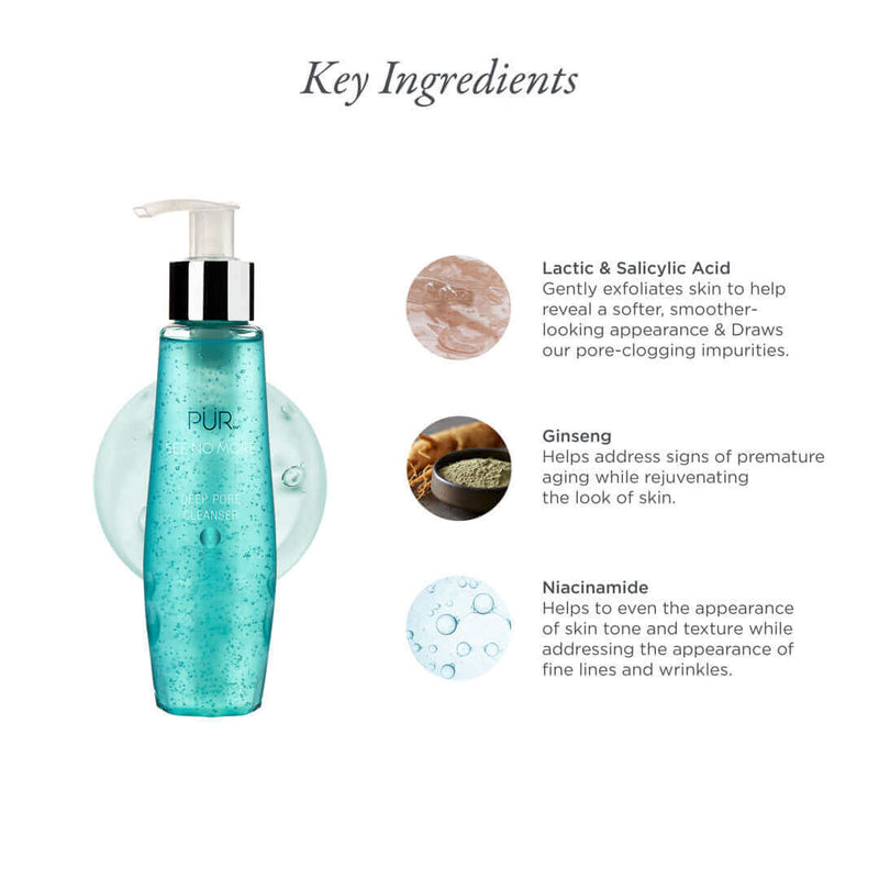 See No More Deep Pore Cleanser PUR The Complexion Authority PÜR